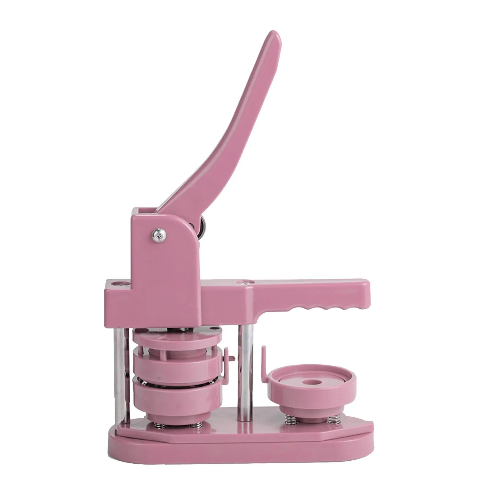 

Desktop Button Maker Machine Installation- Pin Button Round Personalised Badge Punch Press Making Tool Supplies for Businesses