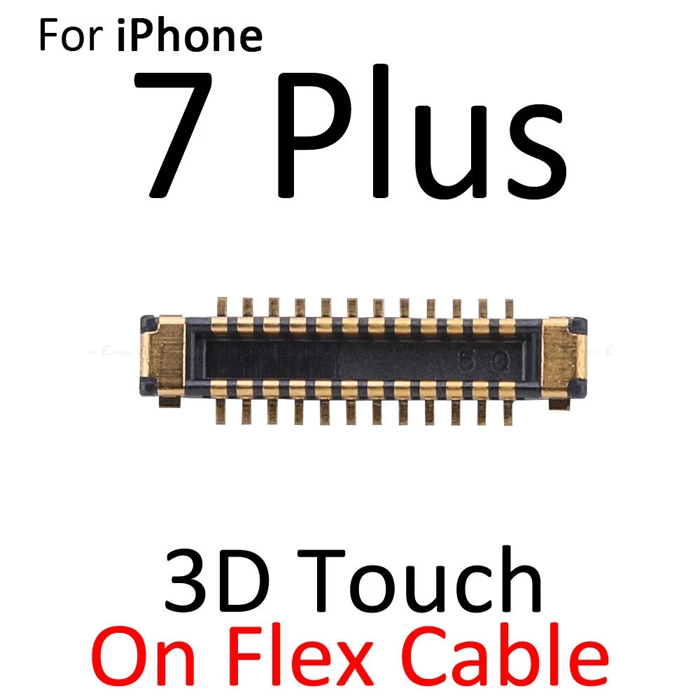 2 шт. FPC коннектор для iPhone 7 8 Plus Lcd дигитайзер 3D сенсорный экран зажим на