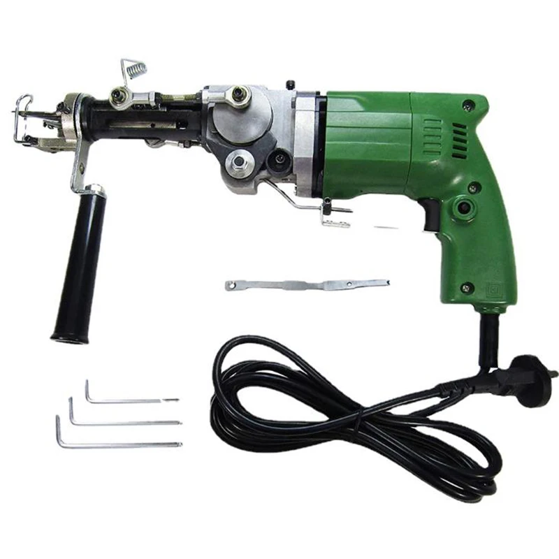 

240W Electric Hand Rug Tufting Gun Portable Carpet Weaving Rug Machine Cut&Loop Pile AC 220V / 50~60Hz