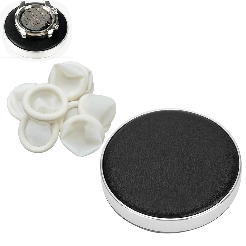 

Watch Movement Casing Cushion Leather Protective Pad Holder for Watchmaker Glass Repair Battery Change Tools Send Finger Cover