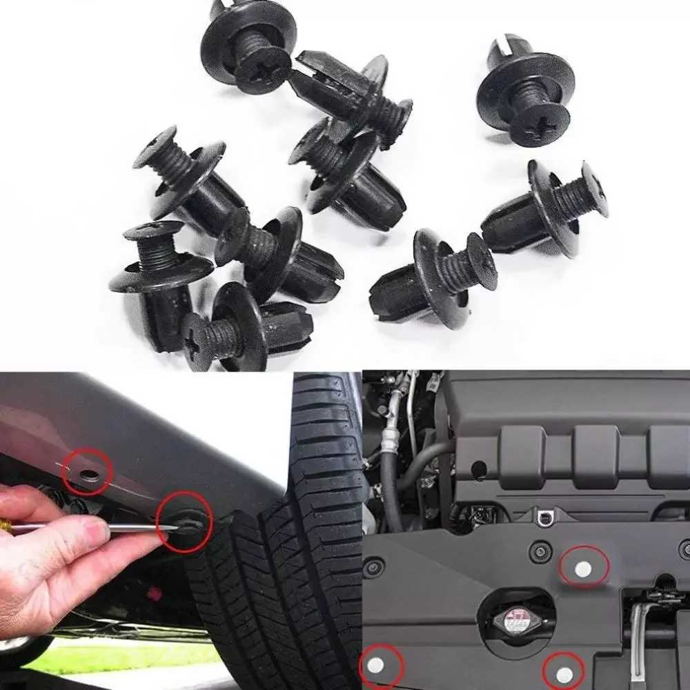 

Mixed Auto Fastener Clip Car Body Push Retainer Pin Rivet Bumper Door Trim Panel Retainer Fastener Kit Car Accessories