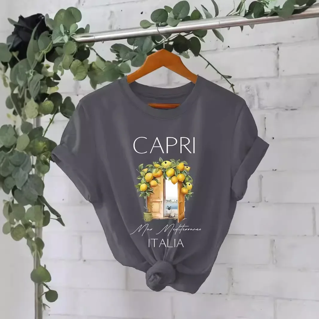 Футболки из чистого хлопка с коротким рукавом женская футболка круглым вырезом в