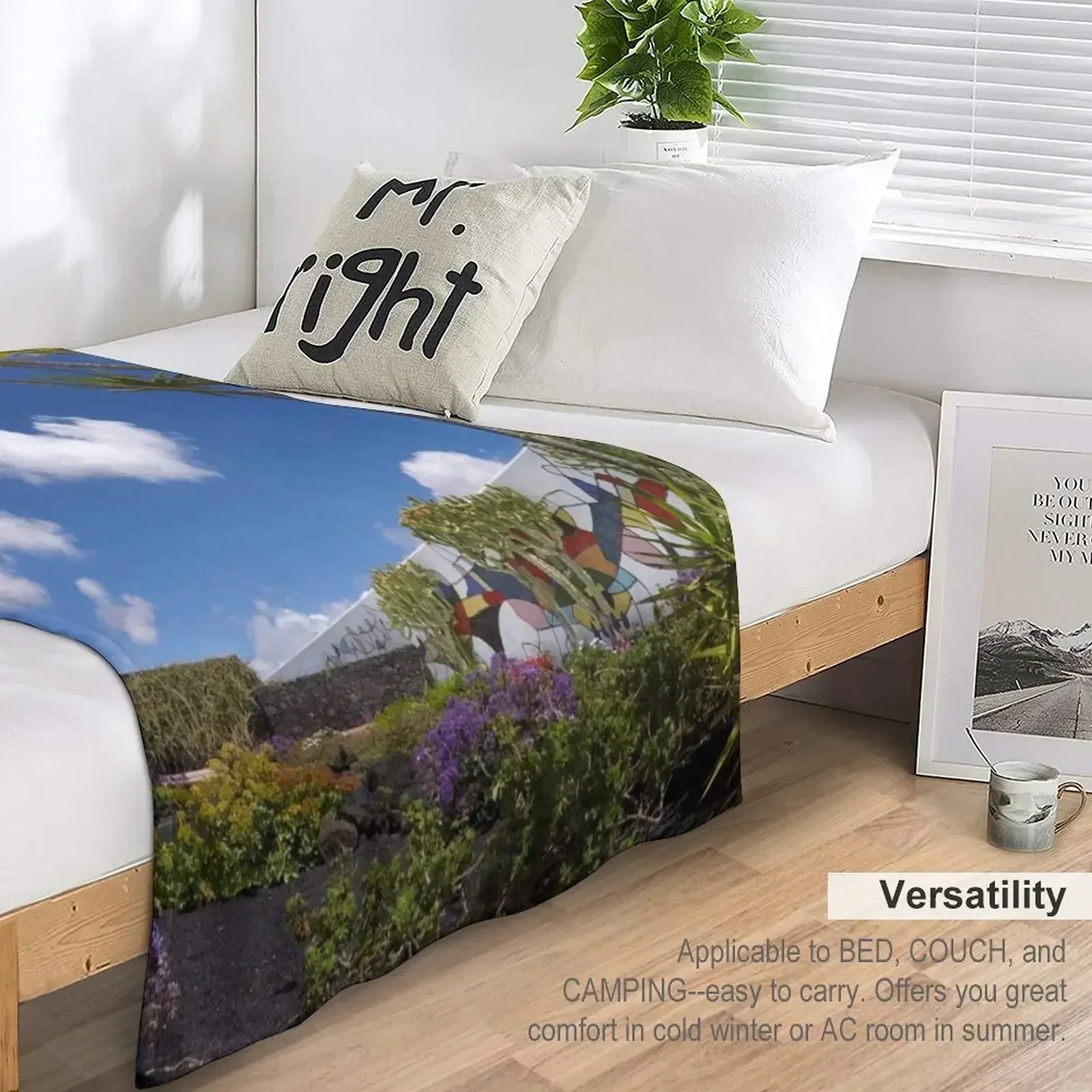 Новое одеяло Cesar Manrique Fundacion настенное садовое теплое зимнее декоративное из