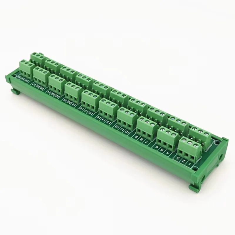 Модуль распределения винтовой клеммной колодки 24 А/400 В 10x3 положения.