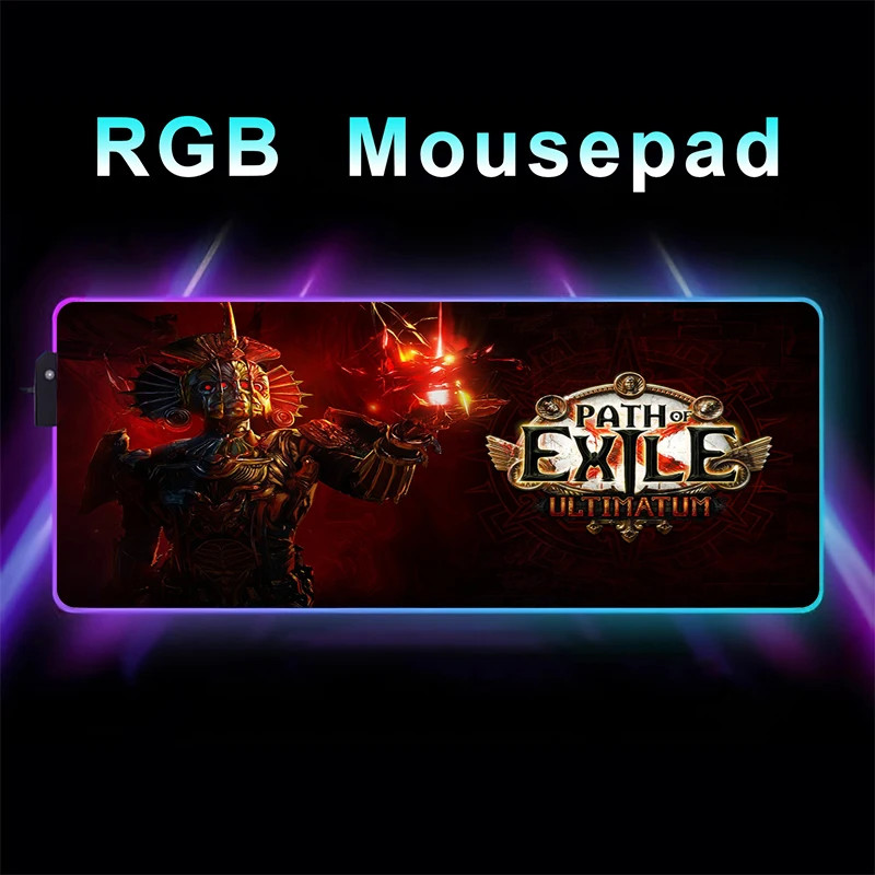 

Path of Exile Mouse Pad Large Pc Cabinet Desk Mat Mousepad Gamer Gaming Accessories Keyboard Mats Xxl Anime Carpet Rgb Computer