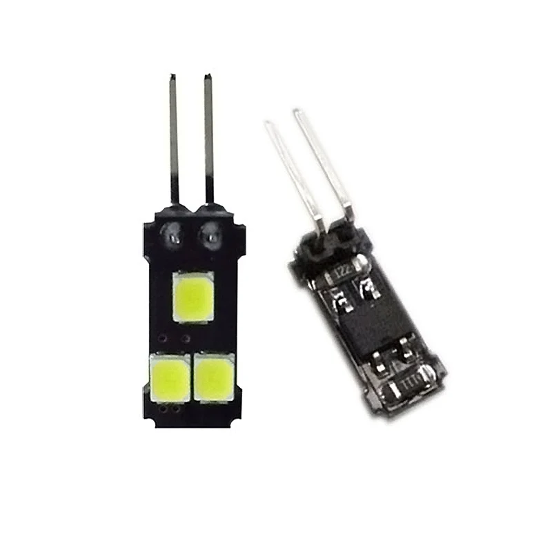 

2pcs Ice Blue Red White Purple 3-SMD Car Interior LED Footwell Light Foot Step Light For VW Jetta ID.4 Tayron T-Roc Talagon