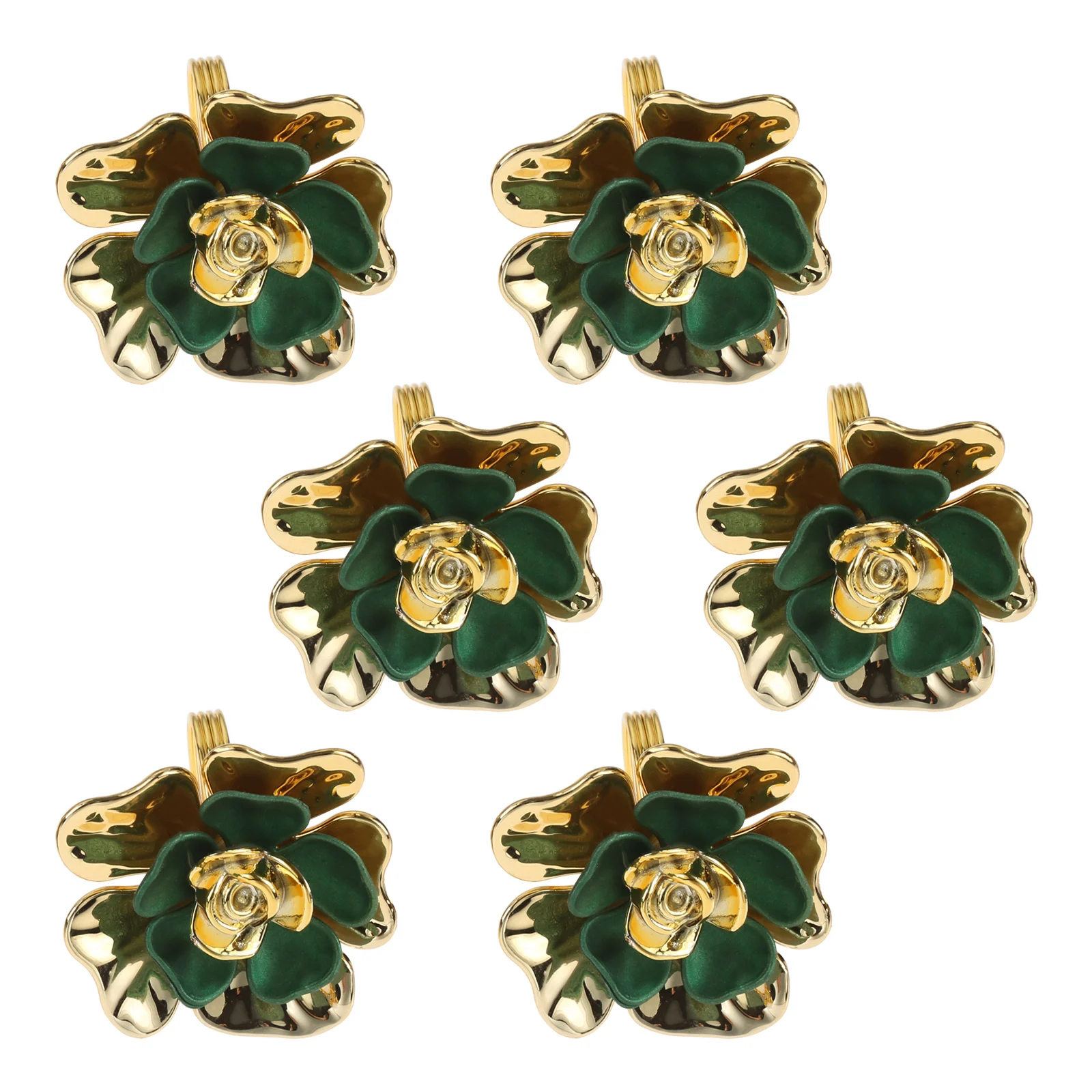 

6 шт. кольцо для салфеток в форме розы, дизайнерские держатели для полотенец, пряжки для салфеток, Свадебная вечеринка, обед, гостиница, искусство