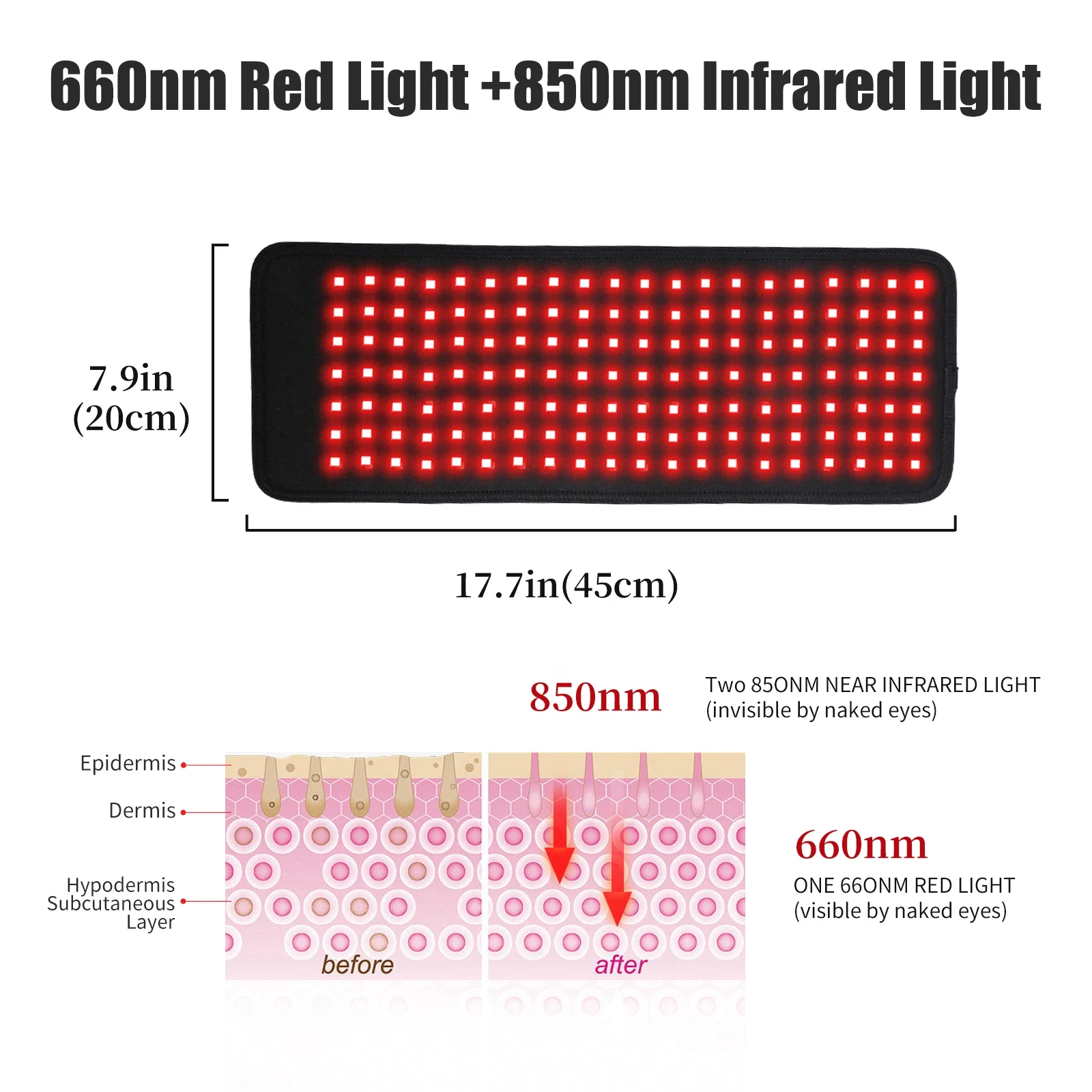 MEETU инфракрасная светодиодная терапия красная фототерапия для ног