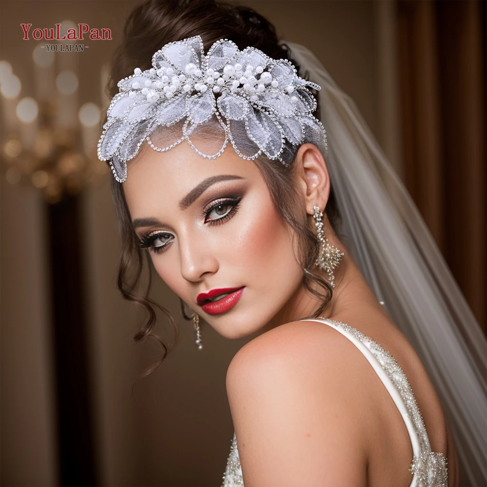 Модный свадебный головной убор YouLaPan свадебные аксессуары для волос женский HP681