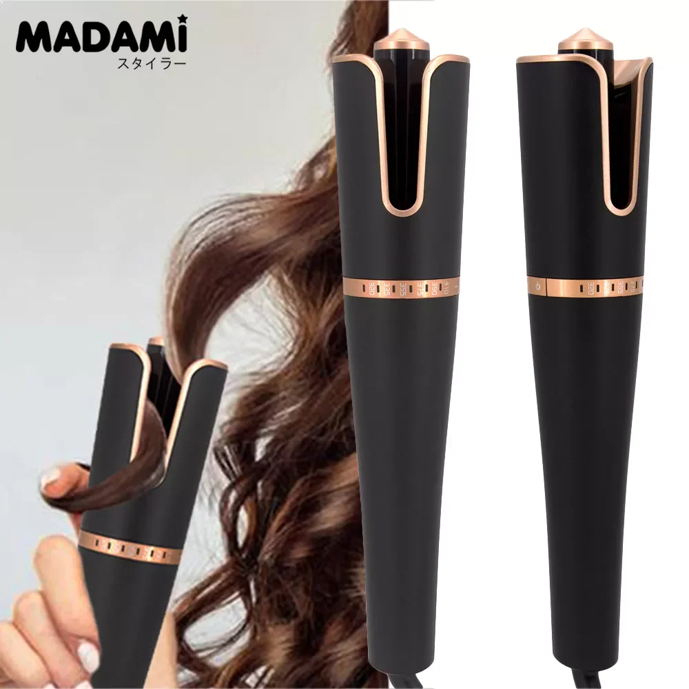 

NEW2023 Auto Hair Curler 360° Rotating Ceramic PTC Heating Curling Irons Women Automatic Waves Waver Dual Voltage Anti-scald Ha