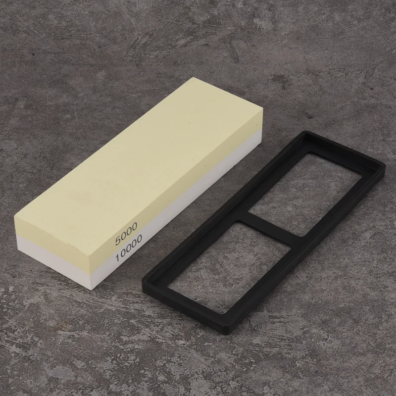 Whetstone 5000/10000 Песчаник 2-сторонний набор для полировки инструмент воды кухонных