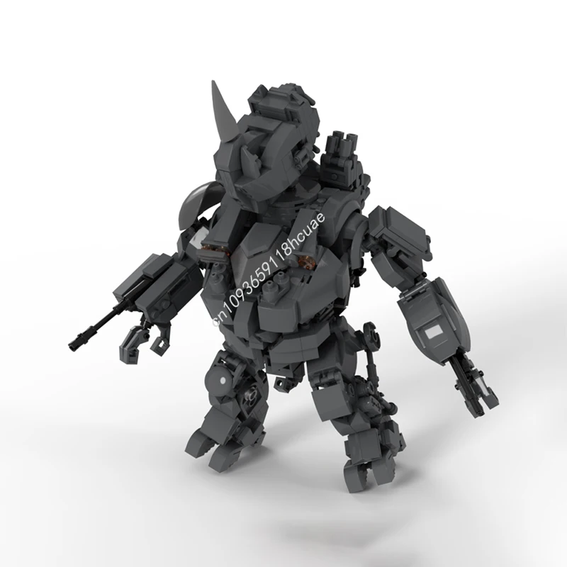 MOC Носорог Строительный набор блоков 730 деталей