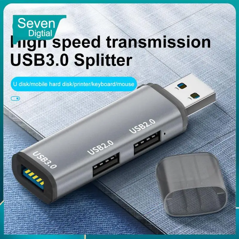 

For Laptop Notebook Splitter Adapter 3 In 1 High Speed 3 Port Multiple Expander Portable 5gbps Mini Usb Hub Usb Splitter Mini