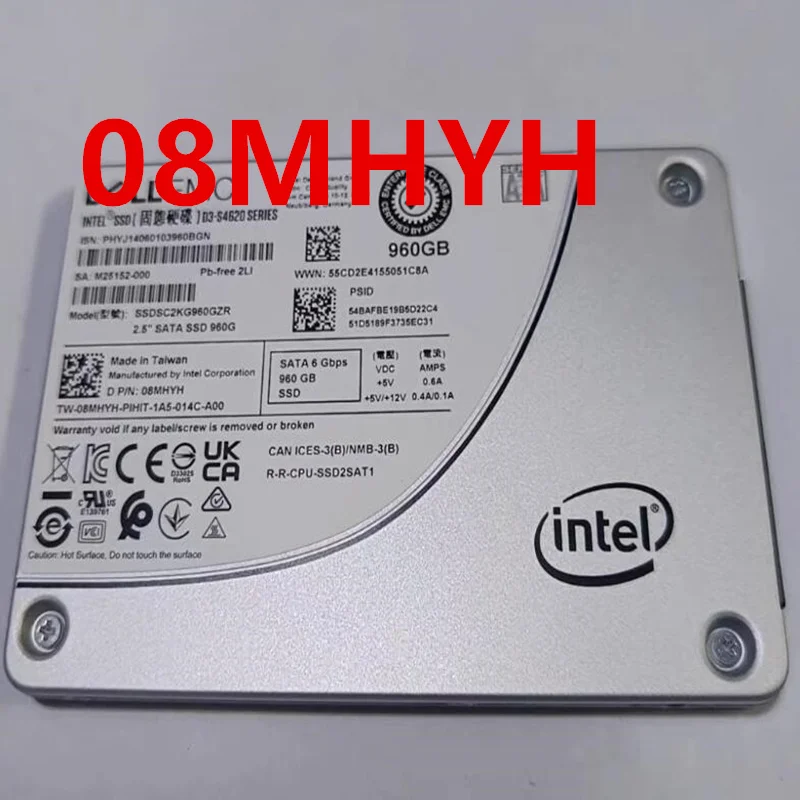 

Original Almost New Solid State Drive For DELL 960GB 1.92TB 2.5" SATA SSD For 8MHYH 08MHYH 8RXV5 08RXV5