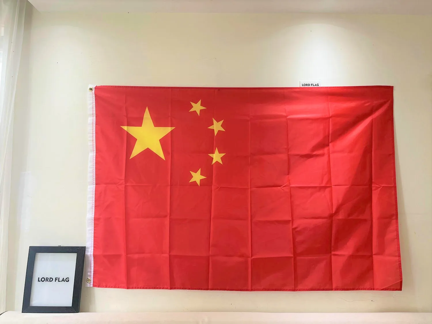 

Бесплатная доставка китайский флаг КНР CHN CN 90x150 см 5 звезд китайский национальный подвесной флаг баннер наружное внутреннее украшение для д...