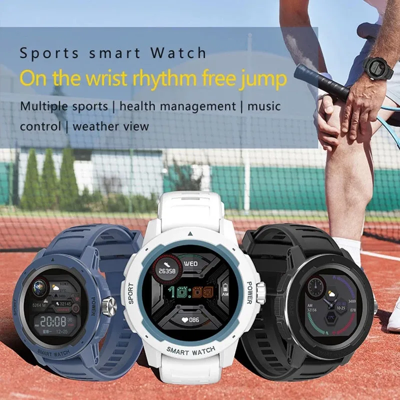 Smart Watch HT6 Waterproof Outdoor GPS Maps Sports Fitness Tracker Heart Rate Monitor Weather Reminder Music Control Smartwatch
