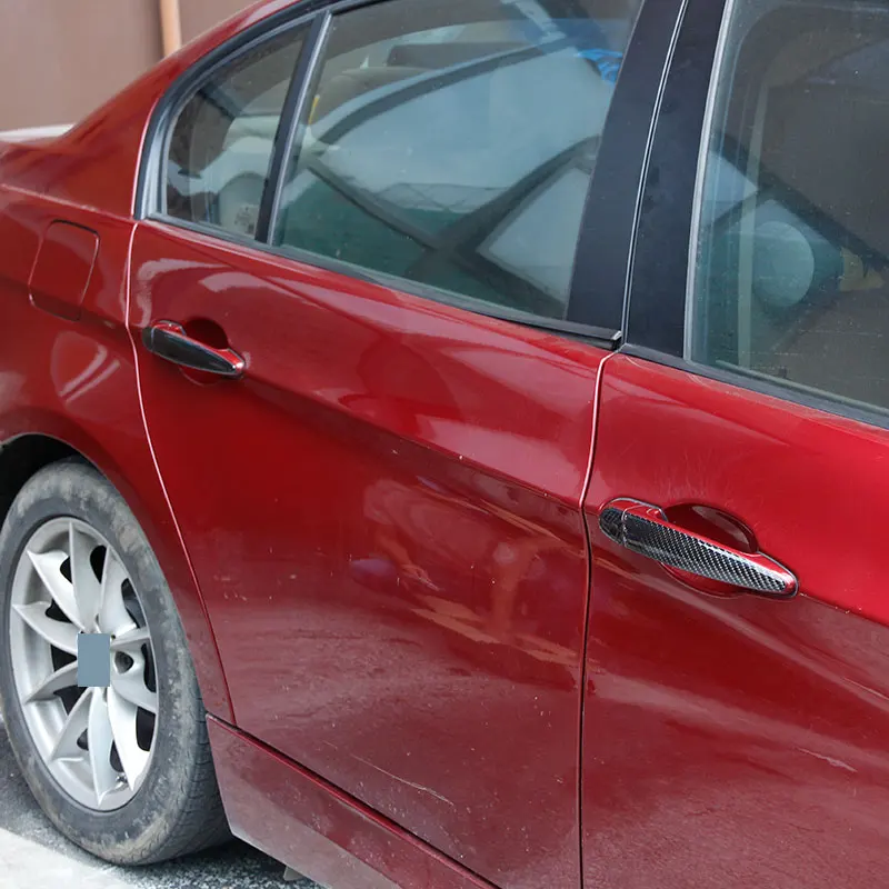 Для BMW 3 4 серии GT E90 F30 F34 F35 2005-2019 мягкая накладка на дверную ручку автомобиля из