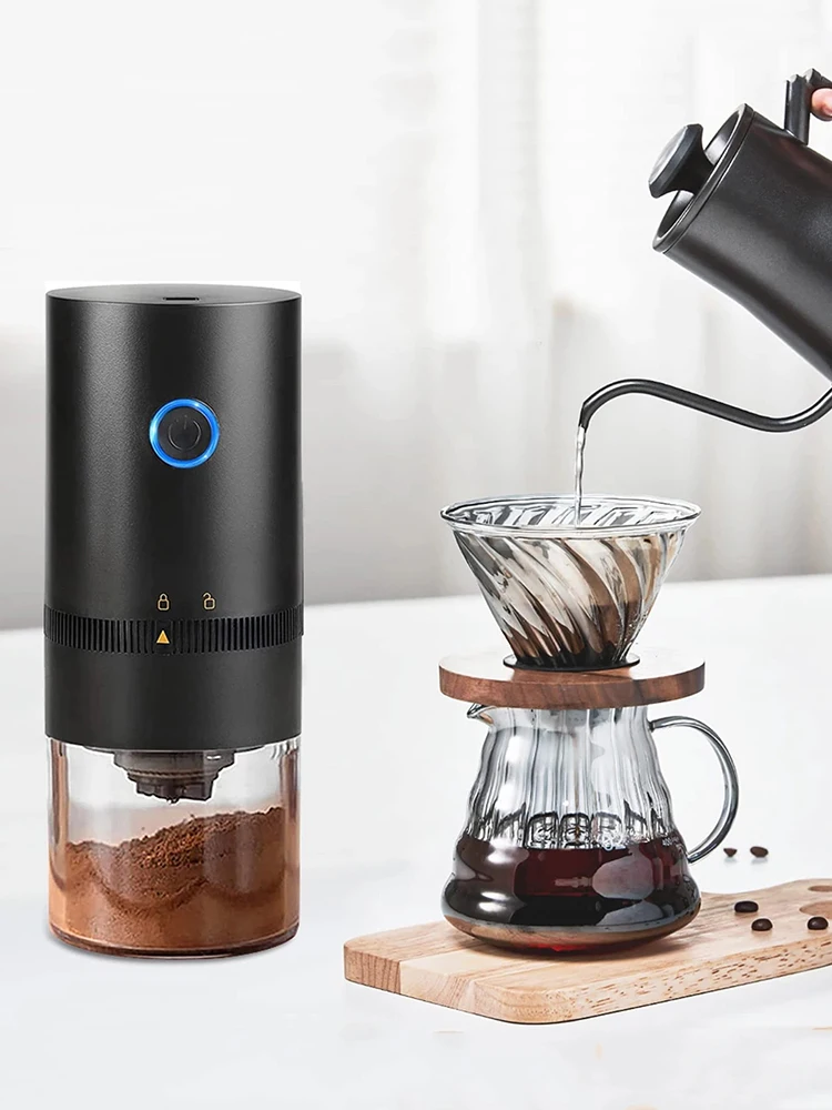 

Automatic Coffe Grinder Electric USB Rechargeable Coffee Grinder Portable Profession Espresso Machine for Home Conical Grinder