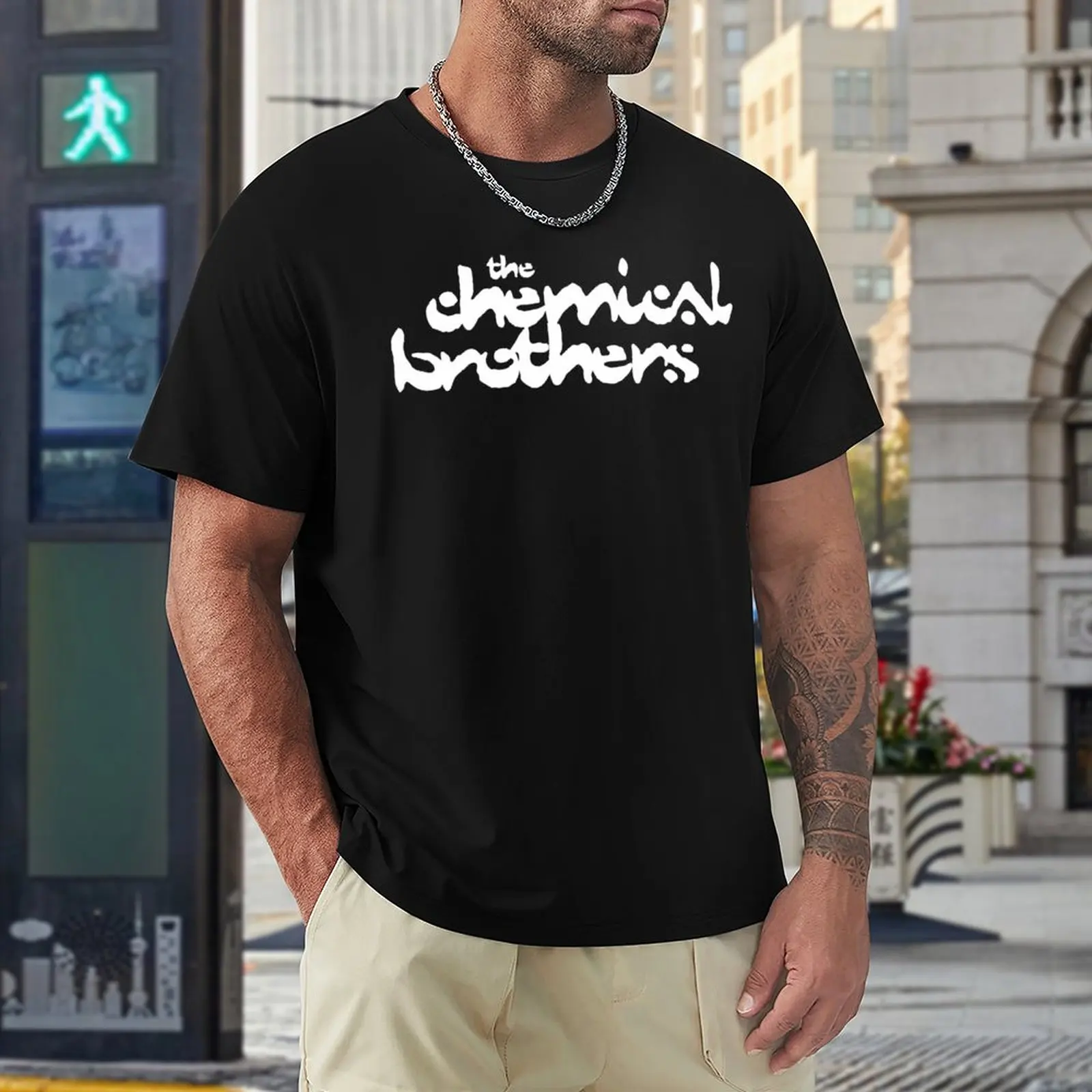 

T-shirts The Chemical Brothers DJ Set Hotel Umberto Vintage Travel USA Size High Quality