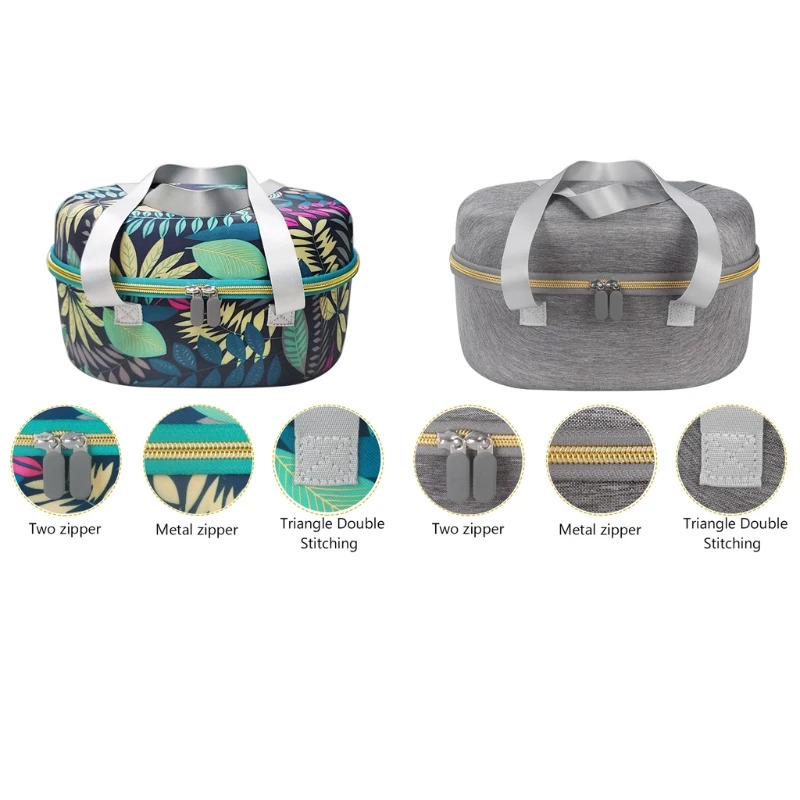 

Hard EVA Shell Storage Tote Bag Portabel Travel Carrying Case Waterproof Box with Power Cable Pouch for-Cricut Mug Press