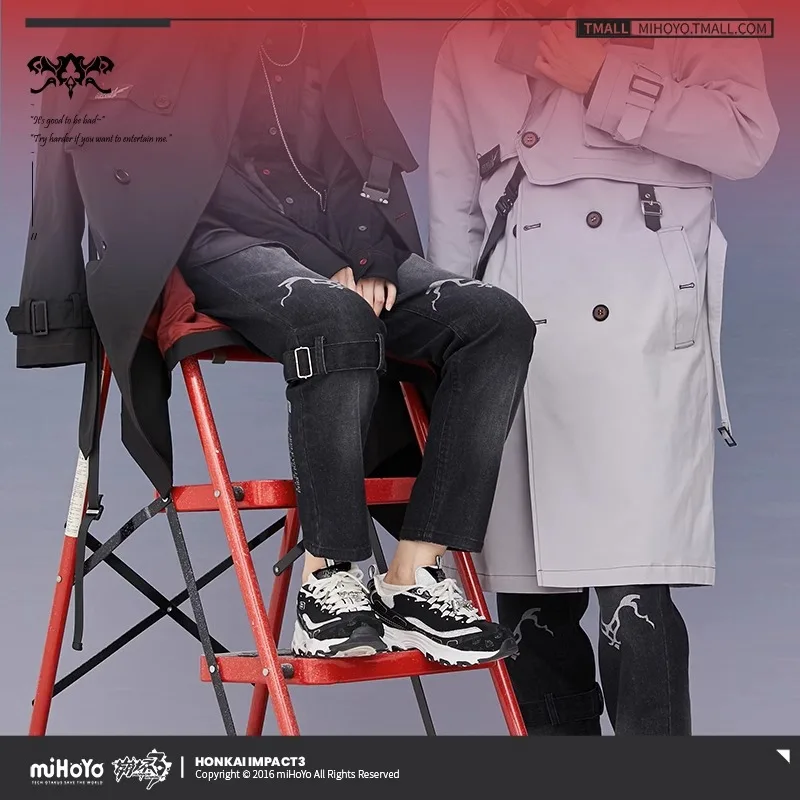 

Game Honkai Impact 3 Cosplay Seele Vollerei Starchasm Nyx Doujin Coat Couple Autumn Windbreaker Unisex Xmas Gifts