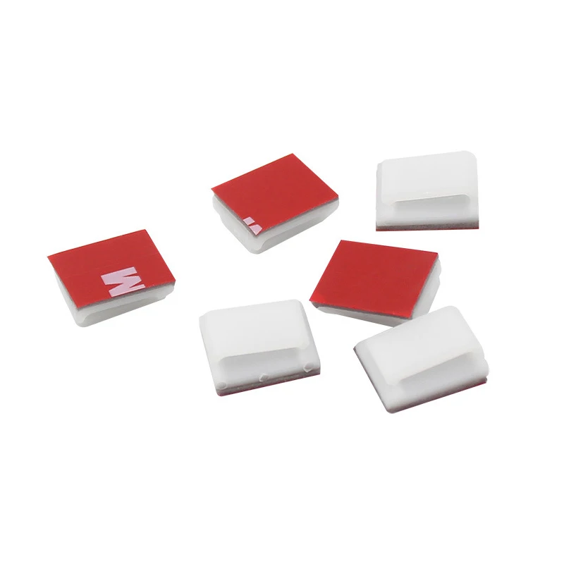 

50 шт., самоклеящиеся держатели для светодиодных лент шириной 10 мм