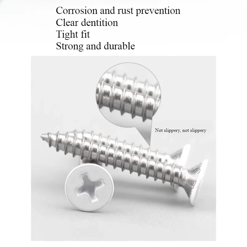 304 белая краска для выпечки из нержавеющей стали плоская головка крестообразная