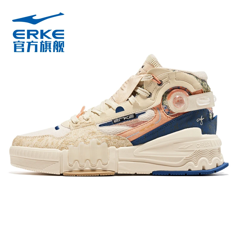 

Hongxing Erke Men's Shoes Winter New High top Board Shoes Warm keeping Couples Casual Sports Board Shoes