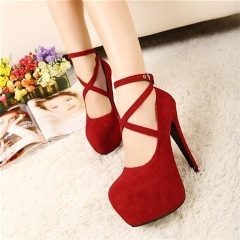 2023 Striptease High Heel Shoes on Platform Casual Blue Black Red Women Stilettos Dance Evening Party Pumps Large Size 44 46