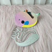 new whales metal cutting die mould scrapbook decoration embossed photo album decoration card making diy handicrafts