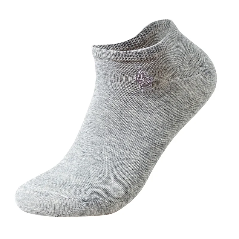 5 pairs of new fashion boat shaped men's socks spring and summer silicone breathable invisible cotton socks ankle slippers socks