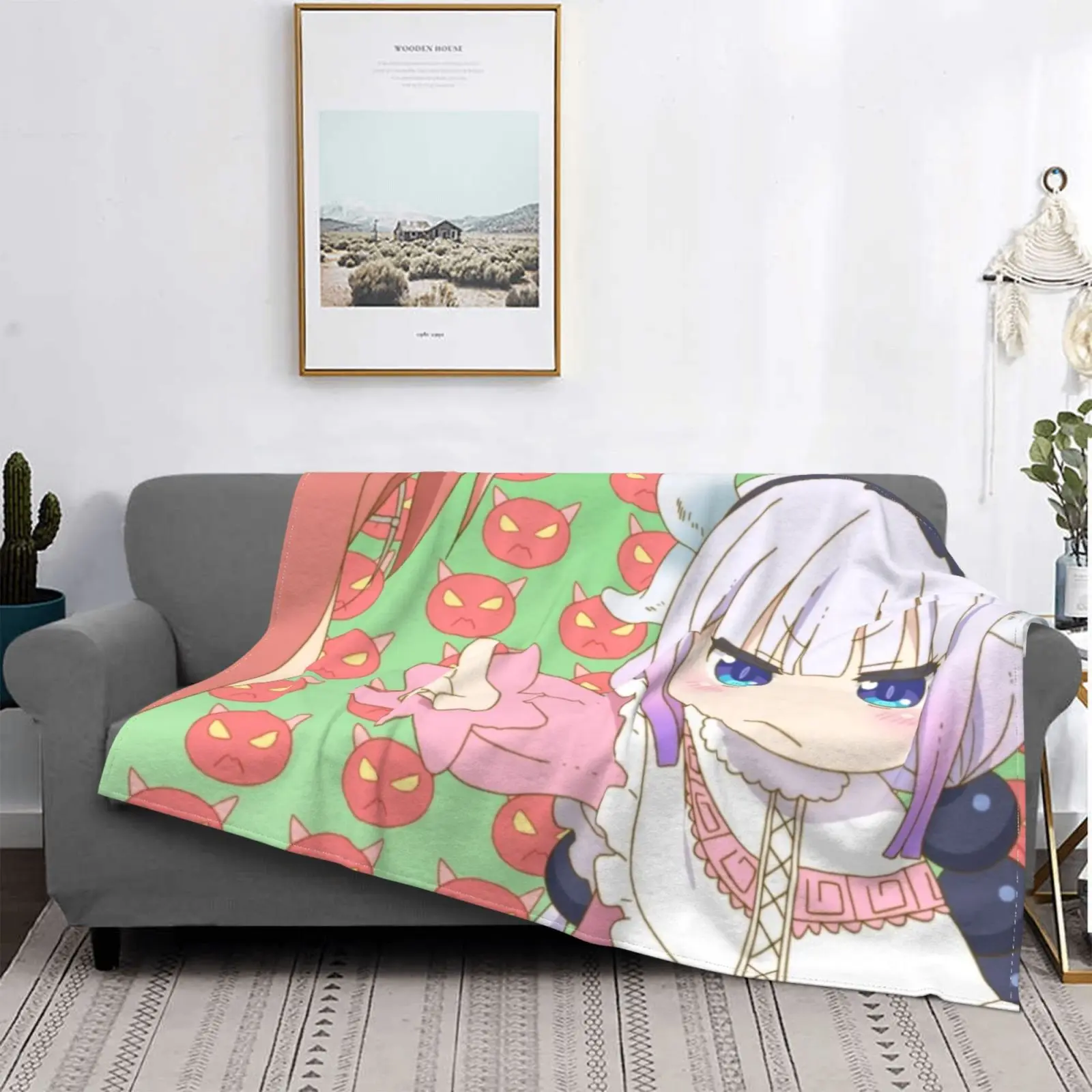 

Kanna Cartoon Cute Girly Blankets Christmas Home Livingroom 80x60 Inch Stylish 80x60 Inch Picnic Blanket Portable Anti Pilling