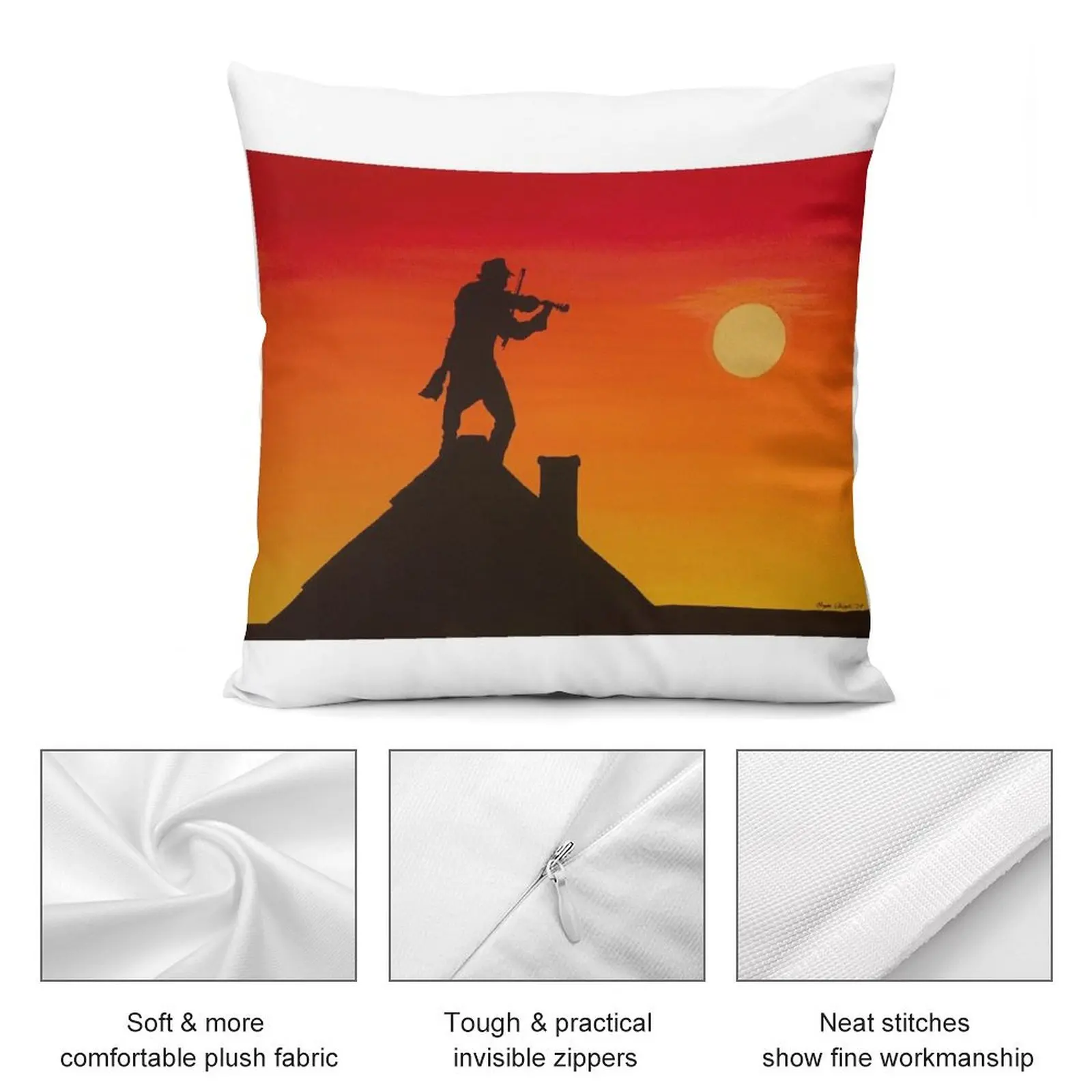 Декоративная подушка Fiddler на крышу рождественские наволочки декоративные