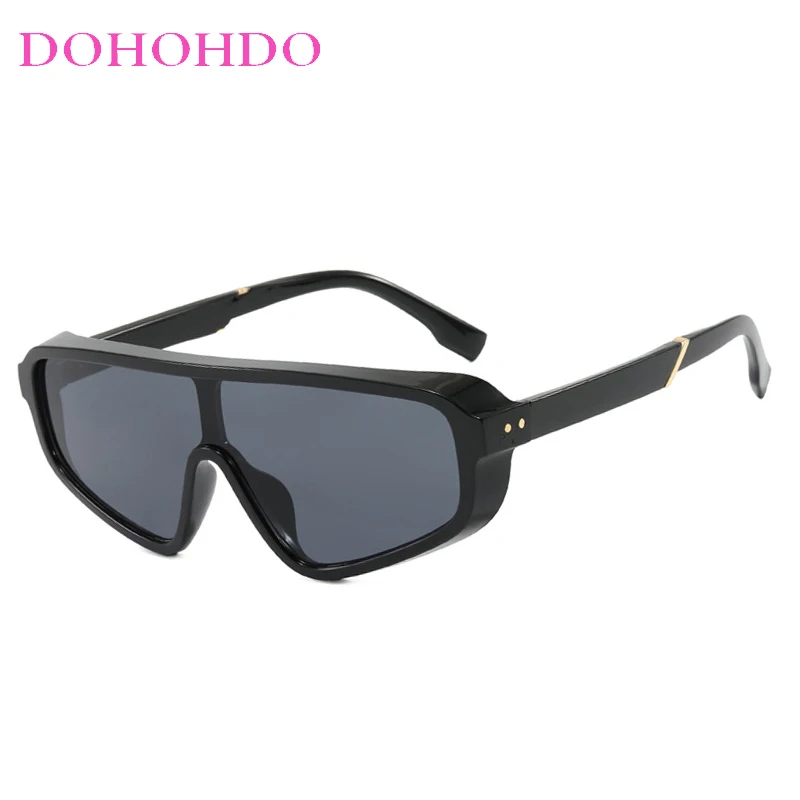 DOHOHDO большие солнцезащитные очки в оправе для мужчин новый люксовый бренд