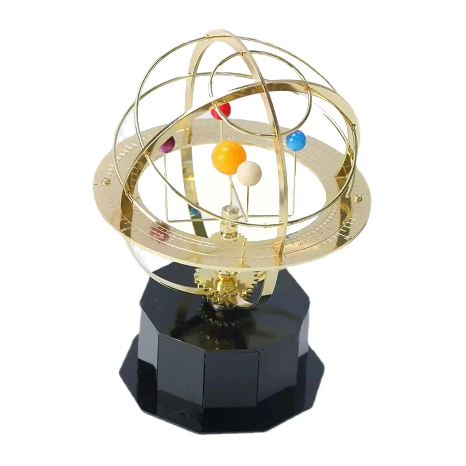 

Grand Orrery Model Solar System Metal Desktop Ornaments Decor Retro Model Exquisite System Orbit Home Solar Of Planetary Th E8y0