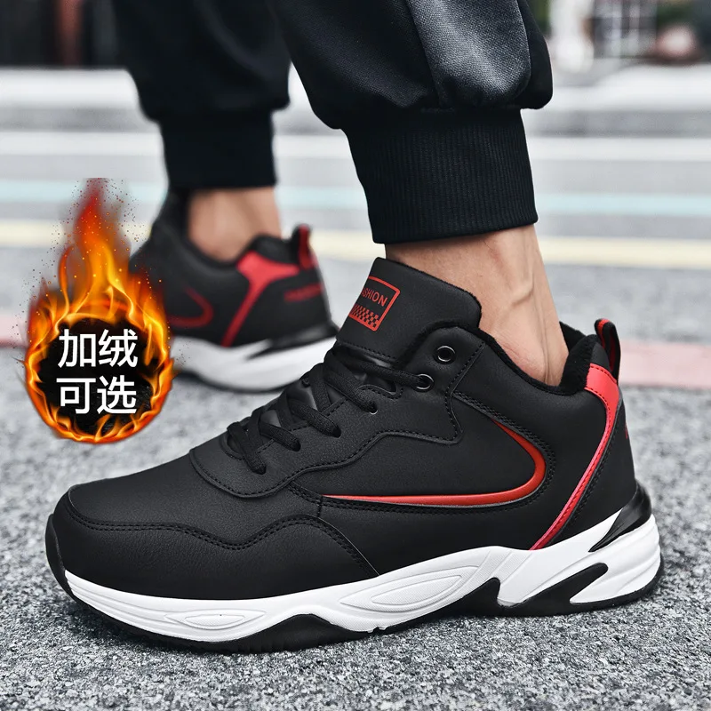 

2023 New Winter Mens Sneakers Fashion Casual Running Shoes Lover Gym Shoes Comfort Outdoor Plush Casual Shoes Large Size 47 48