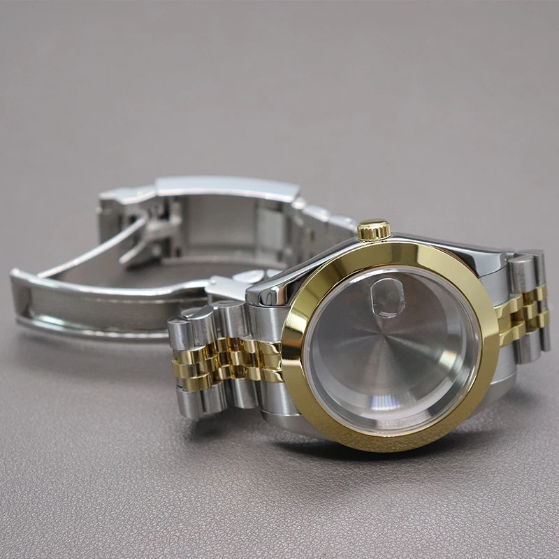 Роскошные золотые часы 36 мм 40 ремешок для часов Seiko NH35 NH36 Miyota 8215 циферблат 28 5