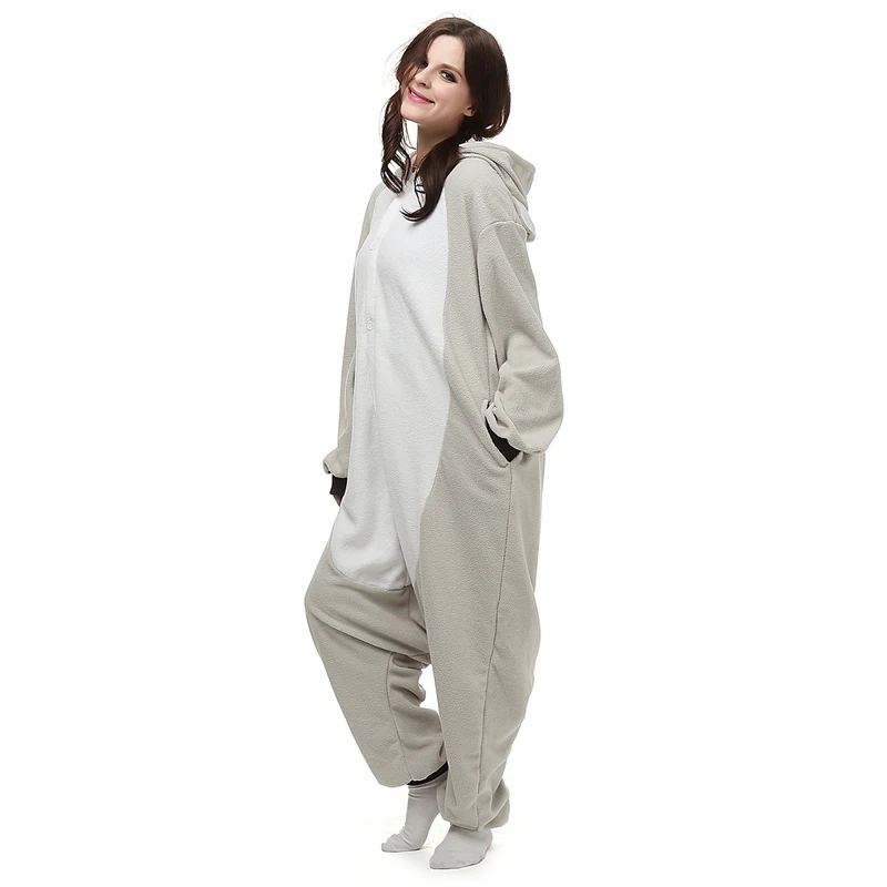 Halloween Onesie Cartoon Koala Pajama For Adult Women Men Animal Kigurumis Pyjamas Homewear Cosplay Party Costume XXL