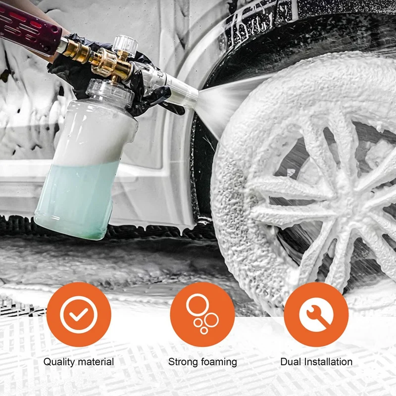 Наконечники насадок для пенопластовой пушки и пенообразователь универсальное