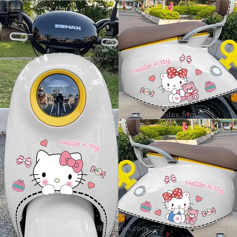 

Kawaii Sanrio Luggage Sticker Cute Decoration Hellokitty Car Stickers Decorate The Ipad Motorcycle Stickers Cover Scratches