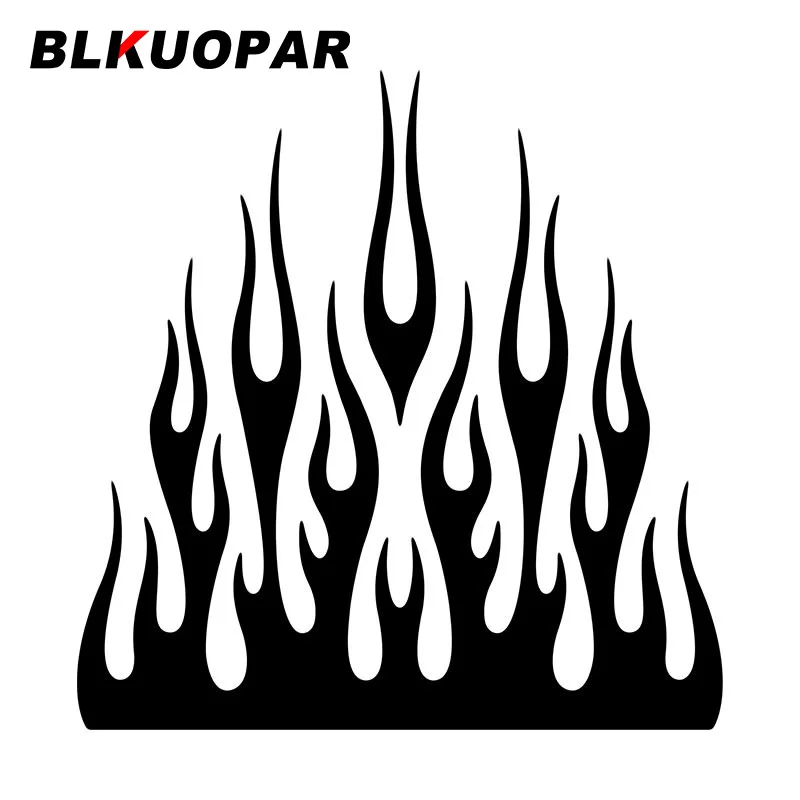 

Забавные автомобильные наклейки BLKUOPAR с рисунком огненных звездочек, аниме наклейка на окклюзию с царапинами, креативная личность, виниловая автомобильная пленка на лобовое стекло для квадроциклов