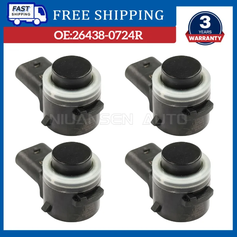 

Датчик контроля парковочного расстояния 28438-0724R PDC, датчик обратного хода для 2021-2023 Nissan Rogue Assy, расстояние 284380724R 28438 0724R