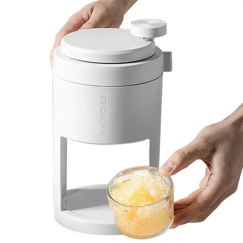 

Portable Shaved Ice Machine Manual Ice Crusher Snow Cone Machine Multifunction Ice Breaking Machine