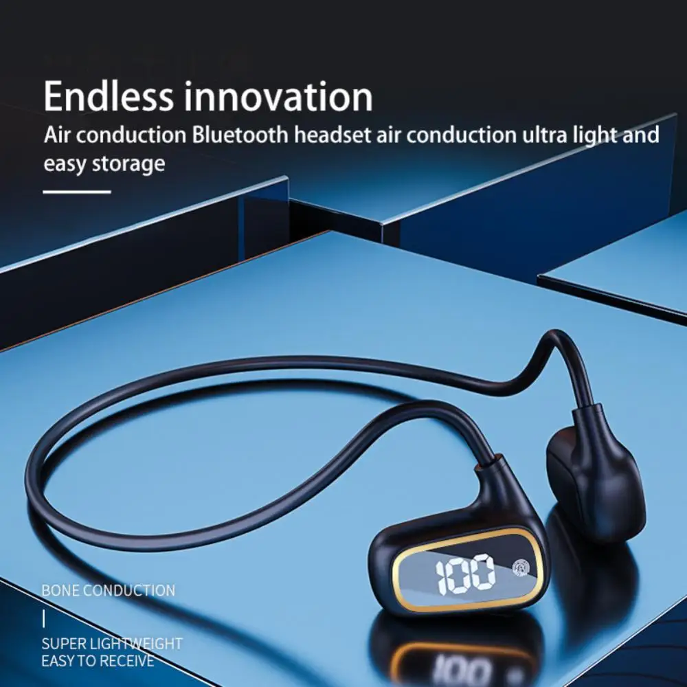 

Wireless Bluetooth-compatible Headphone Noise Reduction Sport Earbuds Stereo Hd Call Bone Conduction Earphone Tws Headest