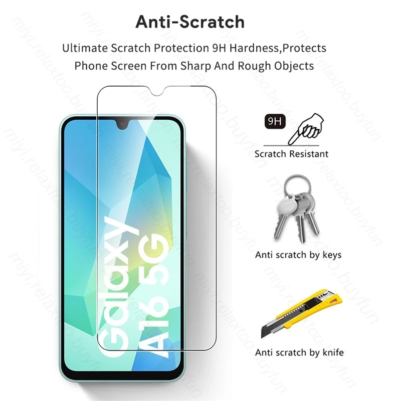 4/2 шт. 10D закаленное стекло для Samsung Galaxy A16 5G A06 4G Защитная пленка экрана Sansung Sumsung