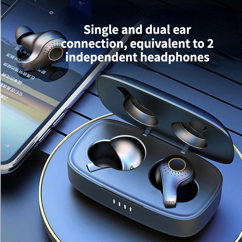 

Sports TWS Wireless Bluetooth Earphones 9D HIFI Stereo ENC Noise Reduction Headphones Waterproof Music Headset for IOS Android