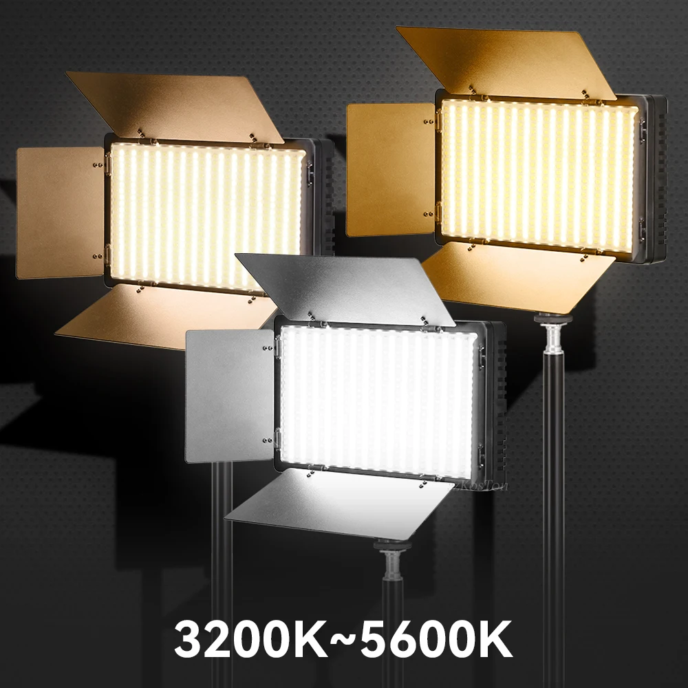 LED Photo Studio Light Video Lighting Kit With Remote 40W Recording Photography Panel Photographic Lamp For Youbute Game Live