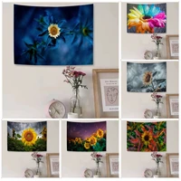 sunflower hanging bohemian tapestry home decoration hippie bohemian decoration divination ins home decor