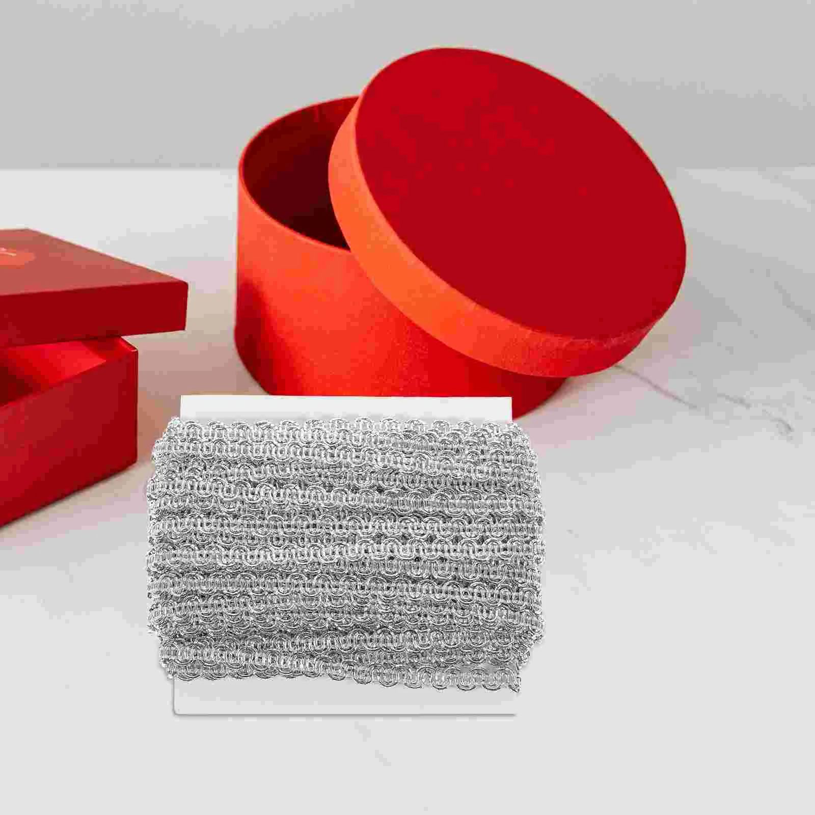 Плетеная отделка декоративный серебряный пояс украшение золотая кружевная