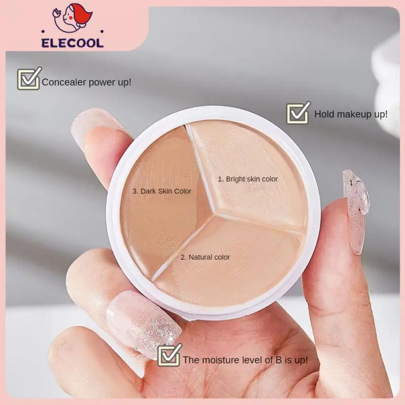 

Waterproof Face Contour Cream 3 Color Concealer Palette Brighten Face Modify Skin Tone 1pcs Foundation Concealer Cream Cosmetic